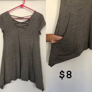 Blouse with pockets